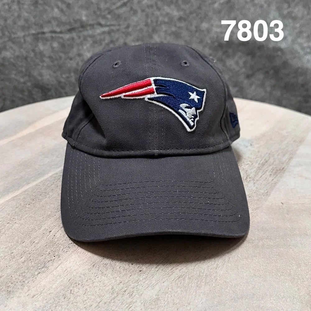 New Era 9TWENTY New England Patriots Women Hat Gray Adjustable NFL Baseball Cap
